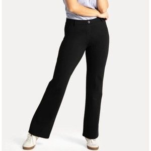 Betabrand Classic Dress Yoga Pants Bootcut Black Size Large Women's Pull On
